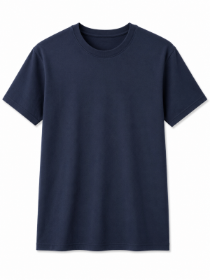 Premium Basic Erkek Tişört – Lacivert