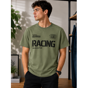 Racing Club Vintage Yeşil Tişört