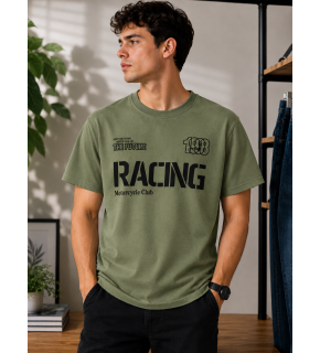 Racing Club Vintage Yeşil Tişört