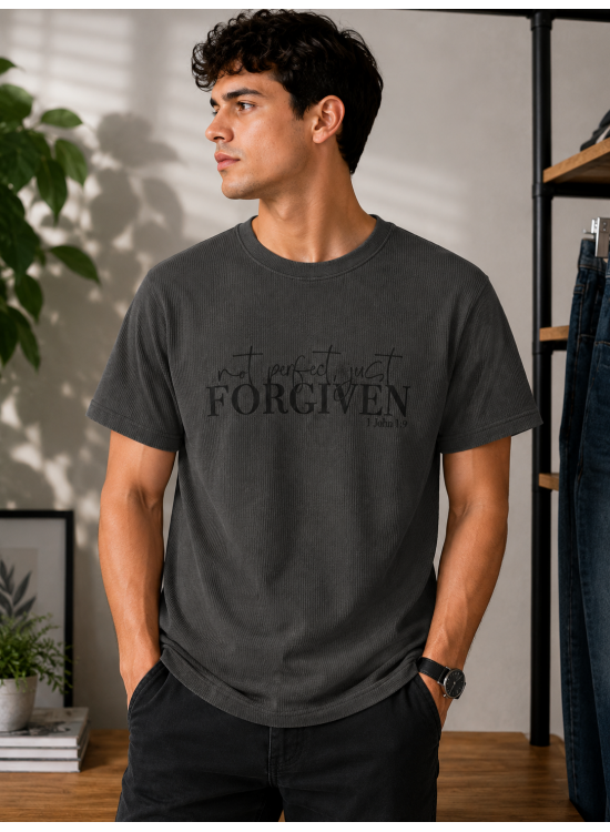Forgiven Premium Siyah Tişört