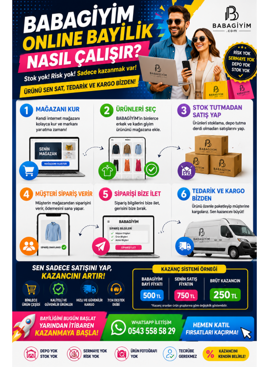 BABAGİYİM Online Bayilik – Kendi E-Ticaret Mağazanı Kur BABAGİYİM Online Bayilik – Kendi E-Ticaret Mağazanı Kur