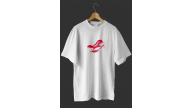 1 Mayıs Emekçiler Günü Baskılı Oversize Bisiklet Yaka T-shirt - Beyaz