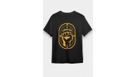 1 Mayıs Labor Day Emekçi Temalı Baskılı Oversize Bisiklet Yaka T-shirt - Siyah