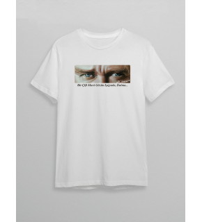 10 Kasım Atatürk'ü Anma Günü Baskılı Oversize Bisiklet Yaka T-shirt - Beyaz