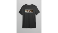 10 Kasım Atatürk'ü Anma Günü Baskılı Oversize Bisiklet Yaka T-shirt - Siyah