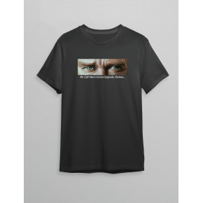 10 Kasım Atatürk'ü Anma Günü Baskılı Oversize Bisiklet Yaka T-shirt - Siyah