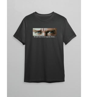 10 Kasım Atatürk'ü Anma Günü Baskılı Oversize Bisiklet Yaka T-shirt - Siyah