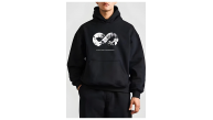 Erkek 10 Kasıma Özel 3 İplik Kapüşonlu Baskılı SweatShirt Hoodie - Siyah Erkek 10 Kasıma Özel 3 İplik Kapüşonlu Baskılı SweatShirt Hoodie - Siyah