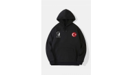 10 Kasıma Özel 3 İplik Kapüşonlu Baskılı SweatShirt Hoodie - Siyah