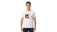 15 Temmuz Demokrasi ve Milli Birlik Günü Ay Yıldız Baskılı T-shirt - Beyaz