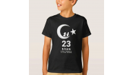 Çocuk 23 Nisan Ulusal Egemenlik ve Çocuk Bayramı Baskılı Bisiklet Yaka T-shirt - Siyah Çocuk 23 Nisan Ulusal Egemenlik ve Çocuk Bayramı Baskılı Bisiklet Yaka T-shirt - Siyah