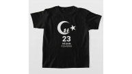 Çocuk 23 Nisan Ulusal Egemenlik ve Çocuk Bayramı Baskılı Bisiklet Yaka T-shirt - Siyah Çocuk 23 Nisan Ulusal Egemenlik ve Çocuk Bayramı Baskılı Bisiklet Yaka T-shirt - Siyah