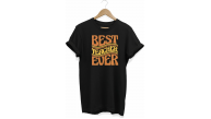 24 Kasım Öğretmenler Günü Hediye Baskılı Oversize Bisiklet Yaka T-shirt - Siyah