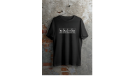 24 Kasım Kimya Öğretmeni Hediyesi Baskılı Bisiklet Yaka T-shirt - Beyaz