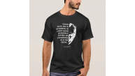 24 Kasım Öğretmenler Günü Temalı Baskılı Bisiklet Yaka T-shirt - Siyah