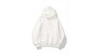 Kadın Kapüşonlu Kanguru Cepli 3 İplik Pamuklu Düz Hoodie Sweatshirt - Beyaz Kadın Kapüşonlu Kanguru Cepli 3 İplik Pamuklu Düz Hoodie Sweatshirt - Beyaz