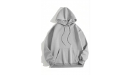 Kadın Kapüşonlu Kanguru Cepli 3 İplik Pamuklu Düz Hoodie Sweatshirt - Gri Kadın Kapüşonlu Kanguru Cepli 3 İplik Pamuklu Düz Hoodie Sweatshirt - Gri