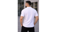 Erkek Waffle Kumaş Kısa Kollu Düğmeli Açık Yaka Regular Fit Gömlek - Beyaz Erkek Waffle Kumaş Kısa Kollu Düğmeli Açık Yaka Regular Fit Gömlek - Beyaz