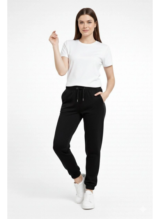 Kadın Jogger Eşofman Altı , Cepli, Paça Lastilkl ,Spor Pantolon - Siyah Kadın Jogger Eşofman Altı , Cepli, Paça Lastilkl ,Spor Pantolon - Siyah