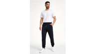 Erkek Jogger Eşofman Altı Cepli, Paça Lastikli , Spor Pantolon - Siyah Erkek Jogger Eşofman Altı Cepli, Paça Lastikli , Spor Pantolon - Siyah