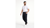 Erkek Jogger Eşofman Altı Cepli, Paça Lastikli , Spor Pantolon - Siyah Erkek Jogger Eşofman Altı Cepli, Paça Lastikli , Spor Pantolon - Siyah