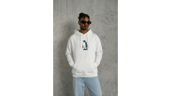 Erkek Survivor Penguin Baskılı 3 İplik Pamuklu Kapüşonlu Sweatshirt Hoodie Beyaz Erkek Survivor Penguin Baskılı 3 İplik Pamuklu Kapüşonlu Sweatshirt Hoodie Beyaz