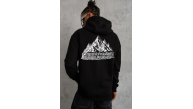 Erkek Nihilist Penguen Baskılı 3 İplik Pamuklu Kapüşonlu Sweatshirt Hoodie Siyah Erkek Nihilist Penguen Baskılı 3 İplik Pamuklu Kapüşonlu Sweatshirt Hoodie Siyah