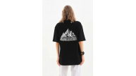 Kadın T-Shirt Penguen Baskılı Bisiklet Yaka Kısa kol yazlık Tişört - Siyah Kadın T-Shirt Penguen Baskılı Bisiklet Yaka Kısa kol yazlık Tişört - Siyah