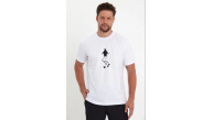 Erkek T-Shirt Nihilist Penguen Baskılı Bisiklet Yaka Kısa kol yazlık Tişört - Beyaz Erkek T-Shirt Nihilist Penguen Baskılı Bisiklet Yaka Kısa kol yazlık Tişört - Beyaz