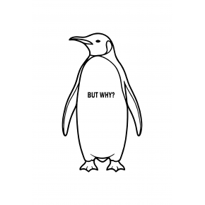 Erkek Nihilist Penguen Baskılı 3 İplik Pamuklu Kapüşonlu Sweatshirt Hoodie Beyaz