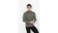 Erkek Fitilli Kaşkorse Kumaş Boğazlı Full Likralı Slimfit Body - Haki Erkek Fitilli Kaşkorse Kumaş Boğazlı Full Likralı Slimfit Body - Haki