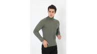 Erkek Fitilli Kaşkorse Kumaş Boğazlı Full Likralı Slimfit Body - Haki Erkek Fitilli Kaşkorse Kumaş Boğazlı Full Likralı Slimfit Body - Haki