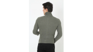 Erkek Fitilli Kaşkorse Kumaş Boğazlı Full Likralı Slimfit Body - Haki Erkek Fitilli Kaşkorse Kumaş Boğazlı Full Likralı Slimfit Body - Haki