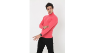 Erkek Fitilli Kaşkorse Kumaş Boğazlı Full Likralı Slimfit Body - Pembe Erkek Fitilli Kaşkorse Kumaş Boğazlı Full Likralı Slimfit Body - Pembe