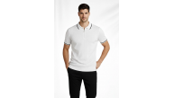 Erkek Triko Tişört Fermuarlı Polo Yaka Yazlık Kısa Kol T-Shirt 2’li Set Beyaz-Siyah Erkek Triko Tişört Fermuarlı Polo Yaka Yazlık Kısa Kol T-Shirt 2’li Set Beyaz-Siyah
