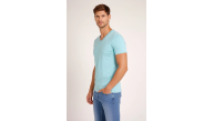 Erkek Body T-shirt V Yaka Slim Fit Likralı Kısa kol Tişört - Turkuvaz Erkek Body T-shirt V Yaka Slim Fit Likralı Kısa kol Tişört - Turkuvaz