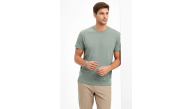 Erkek Bisiklet Yaka Yazlık Kısa kol Düz Tişört Regular Kalıp T-shirt - Mint Yeşili Erkek Bisiklet Yaka Yazlık Kısa kol Düz Tişört Regular Kalıp T-shirt - Mint Yeşili