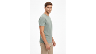 Erkek Bisiklet Yaka Yazlık Kısa kol Düz Tişört Regular Kalıp T-shirt - Mint Yeşili Erkek Bisiklet Yaka Yazlık Kısa kol Düz Tişört Regular Kalıp T-shirt - Mint Yeşili