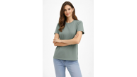 Kadın Bisiklet Yaka Yazlık Kısa kol Düz Tişört Regular Kalıp T-shirt - Mint Yeşili Kadın Bisiklet Yaka Yazlık Kısa kol Düz Tişört Regular Kalıp T-shirt - Mint Yeşili