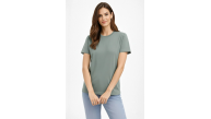 Kadın Bisiklet Yaka Yazlık Kısa kol Düz Tişört Regular Kalıp T-shirt - Mint Yeşili Kadın Bisiklet Yaka Yazlık Kısa kol Düz Tişört Regular Kalıp T-shirt - Mint Yeşili