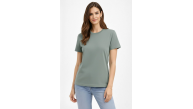 Kadın Bisiklet Yaka Yazlık Kısa kol Düz Tişört Regular Kalıp T-shirt - Mint Yeşili Kadın Bisiklet Yaka Yazlık Kısa kol Düz Tişört Regular Kalıp T-shirt - Mint Yeşili
