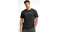 Erkek Wafıl Kumaş Tişört Regular Kalıp Bisiklet Yaka Baskılı T-Shirt - Siyah Erkek Wafıl Kumaş Tişört Regular Kalıp Bisiklet Yaka Baskılı T-Shirt - Siyah