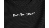 Erkek Wafıl Kumaş Tişört Regular Kalıp Bisiklet Yaka Baskılı T-Shirt - Siyah Erkek Wafıl Kumaş Tişört Regular Kalıp Bisiklet Yaka Baskılı T-Shirt - Siyah