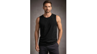 Erkek Flamlı Kumaş Kolsuz Atlet Günlük Fitness Spor T-Shirt - Siyah Erkek Flamlı Kumaş Kolsuz Atlet Günlük Fitness Spor T-Shirt - Siyah