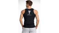 Erkek Spor Slimfit Fitilli Kaşkorse Arka Basklı Atlet 2'li Set Siyah-Beyaz Erkek Spor Slimfit Fitilli Kaşkorse Arka Basklı Atlet 2'li Set Siyah-Beyaz