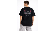 Erkek Kısa Kol Yazlık Tişört Bisiklet Yaka Baskılı Oversize T-Shirt - Siyah Erkek Kısa Kol Yazlık Tişört Bisiklet Yaka Baskılı Oversize T-Shirt - Siyah