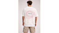 Erkek Kısa Kol Yazlık Tişört Bisiklet Yaka Baskılı Oversize T-Shirt - Beyaz Erkek Kısa Kol Yazlık Tişört Bisiklet Yaka Baskılı Oversize T-Shirt - Beyaz
