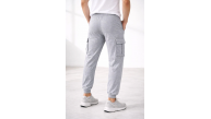 Erkek Jogger Eşofman Altı Kargo Cepli Lastikli Paça Spor Pantolon - Gri Erkek Jogger Eşofman Altı Kargo Cepli Lastikli Paça Spor Pantolon - Gri