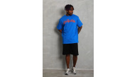 Erkek Baskılı T-Shirt Kısa Kol Bisiklet Yaka Regular Fit Tişört - Saks Mavisi Erkek Baskılı T-Shirt Kısa Kol Bisiklet Yaka Regular Fit Tişört - Saks Mavisi