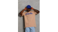 Erkek Baskılı T-Shirt Kısa Kol Bisiklet Yaka Regular Fit Tişört - Bej Erkek Baskılı T-Shirt Kısa Kol Bisiklet Yaka Regular Fit Tişört - Bej